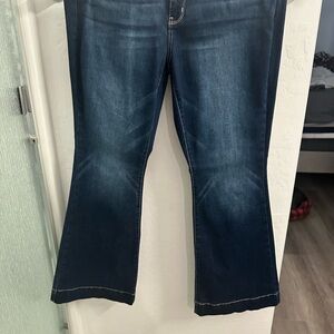 Judy Blue Flare Wide Leg Blue Jeans